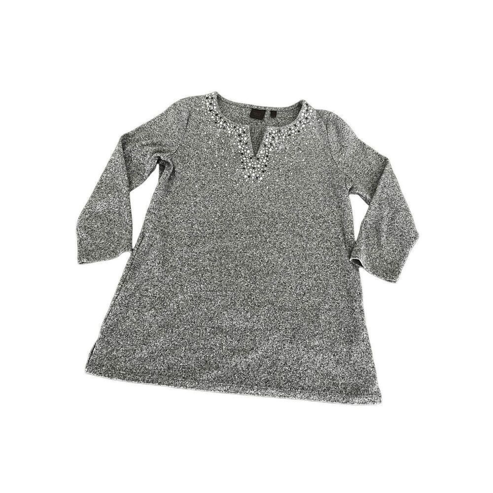 Rafaella Women's Embellished Sweater size S